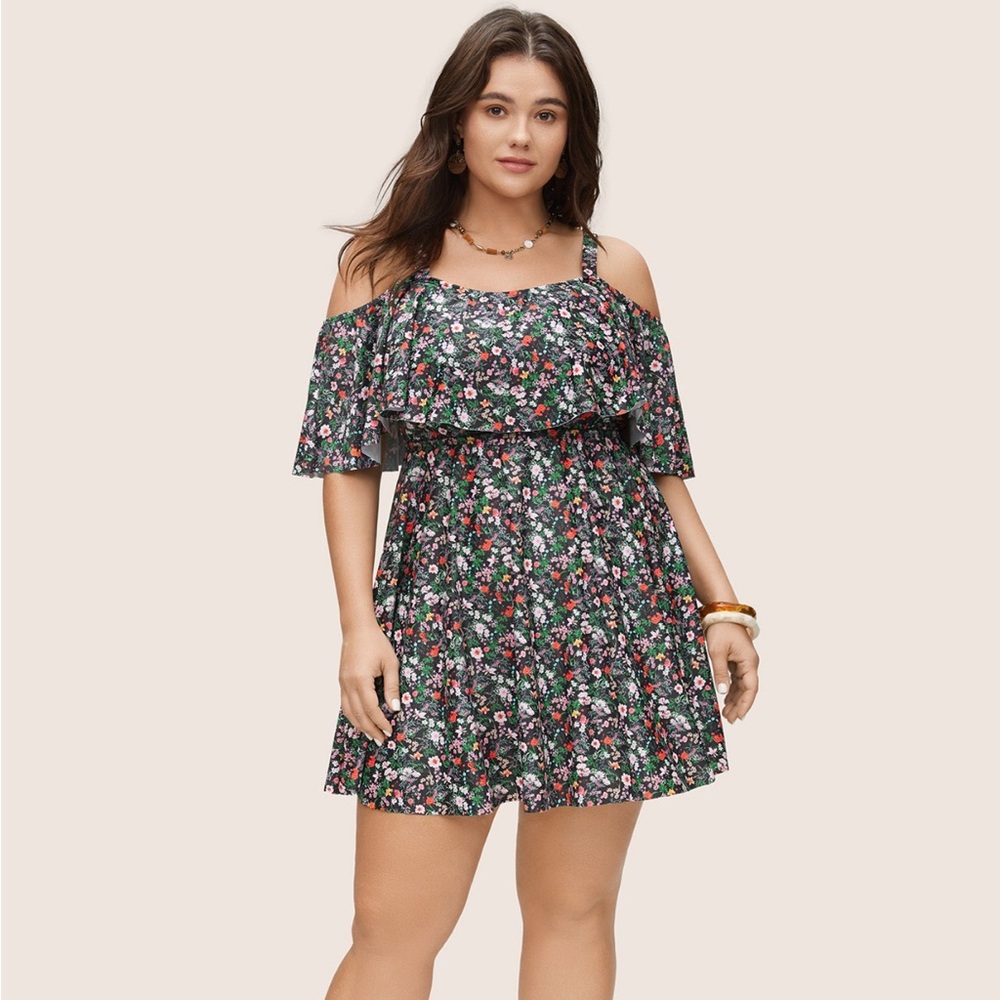 BloomChic Floral Swim Dress